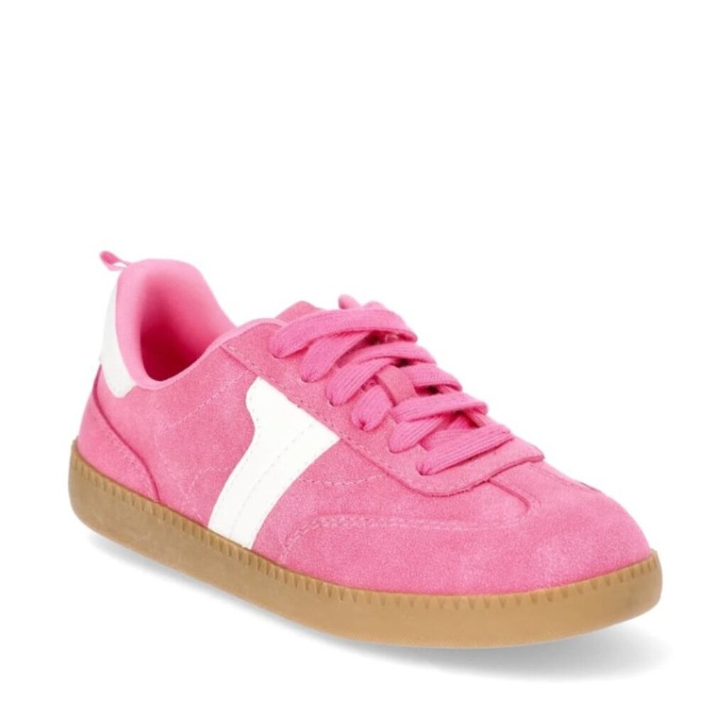 Wonder Nation Sport Sneakers Pink & White SZ 4 Big Kids